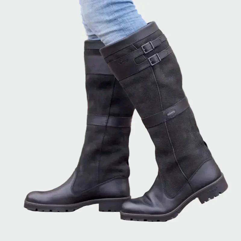 Vintage-Inspired Leather Boots