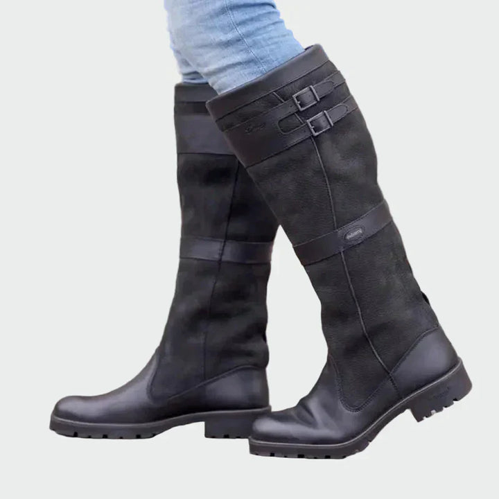 Vintage-Inspired Leather Boots