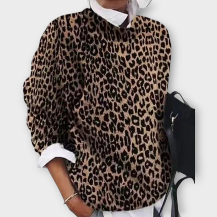 Artfully Designed Sweater with Elegant Patterns