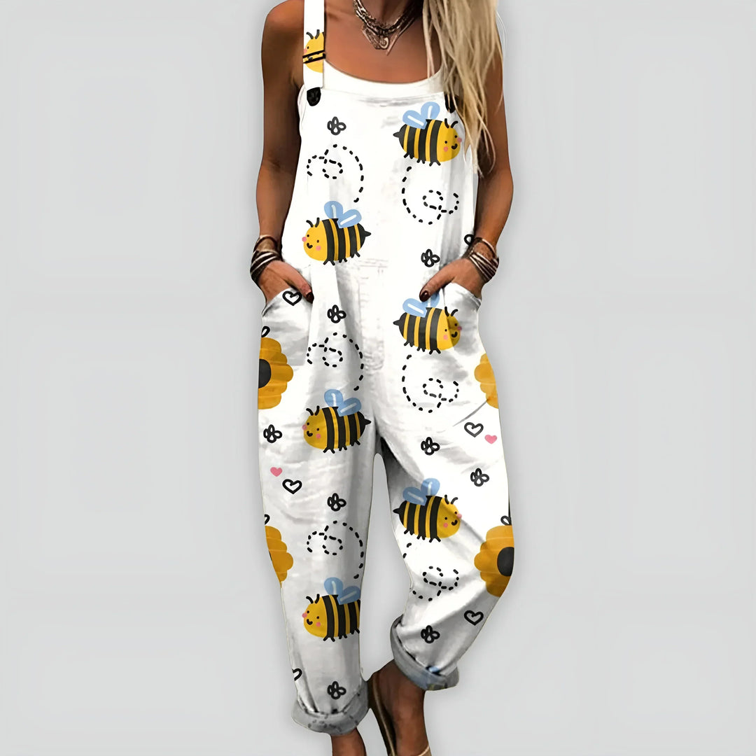 Comfortable and Stylish Jumpsuit with a Relaxed Fit