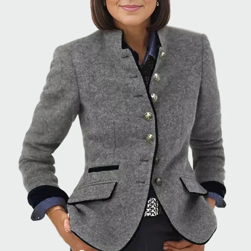 Chic Short Jacket Featuring Convenient Pockets