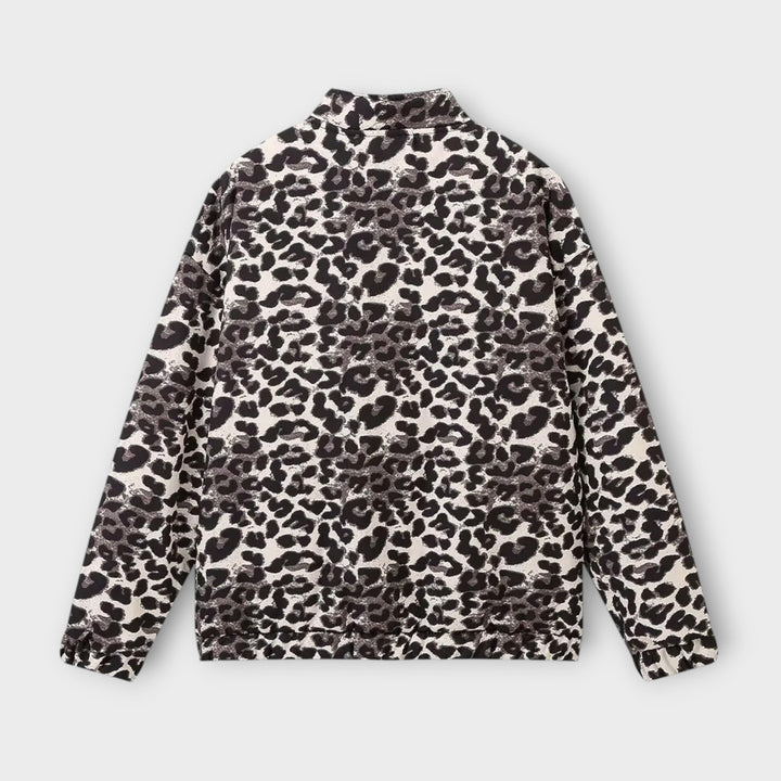 Chic Comfort Printed Relaxed-Fit Jacket