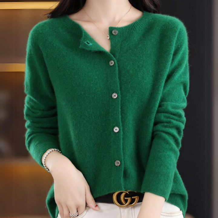 Elena | Classic Button-Up Cardigan