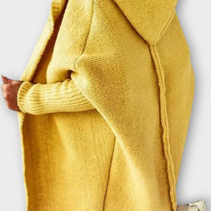 Warm and Stylish Cable-Knit Open Cardigan