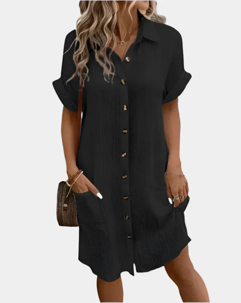 Women's Cotton and Linen Dress