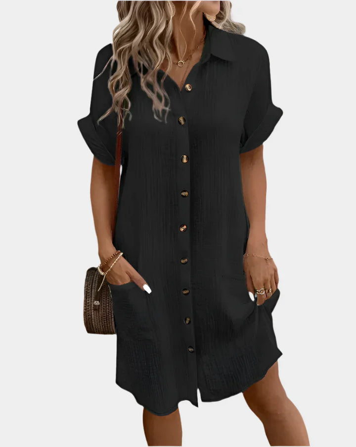 Women's Cotton and Linen Dress