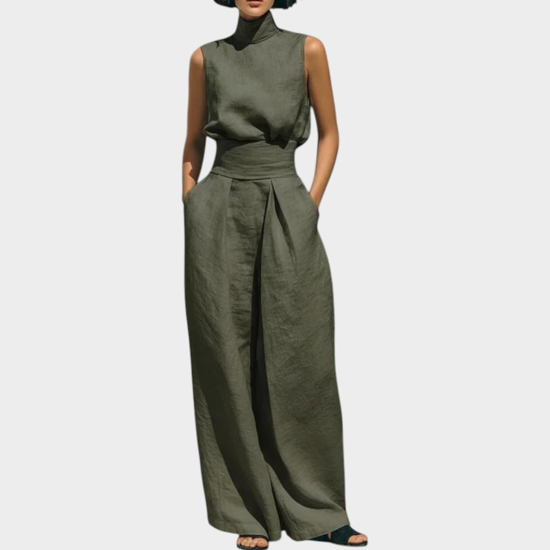 Elegant Wide Leg Jumpsuit