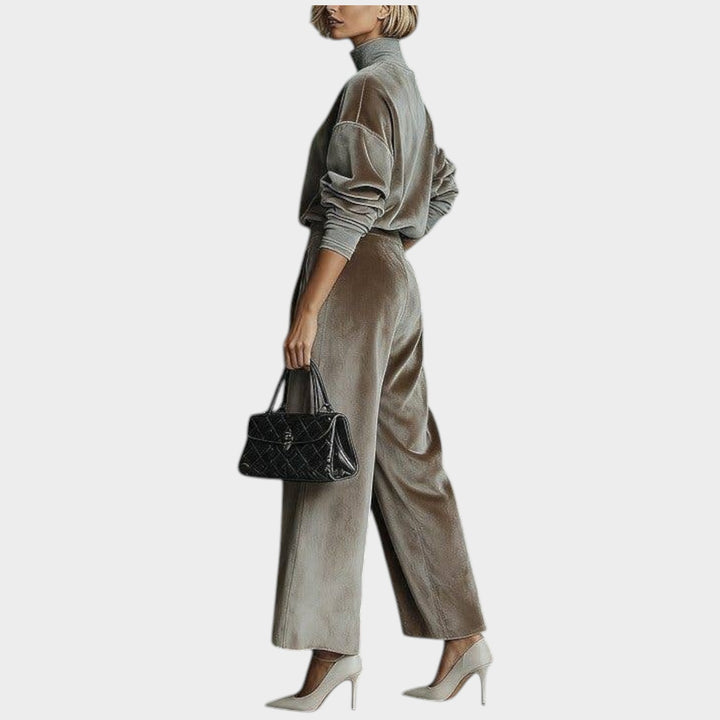 Velour Two Piece Lounge Set