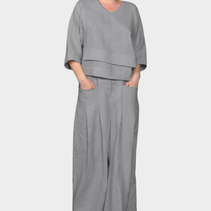 Relaxed Luxe Two-Piece Lounge Set