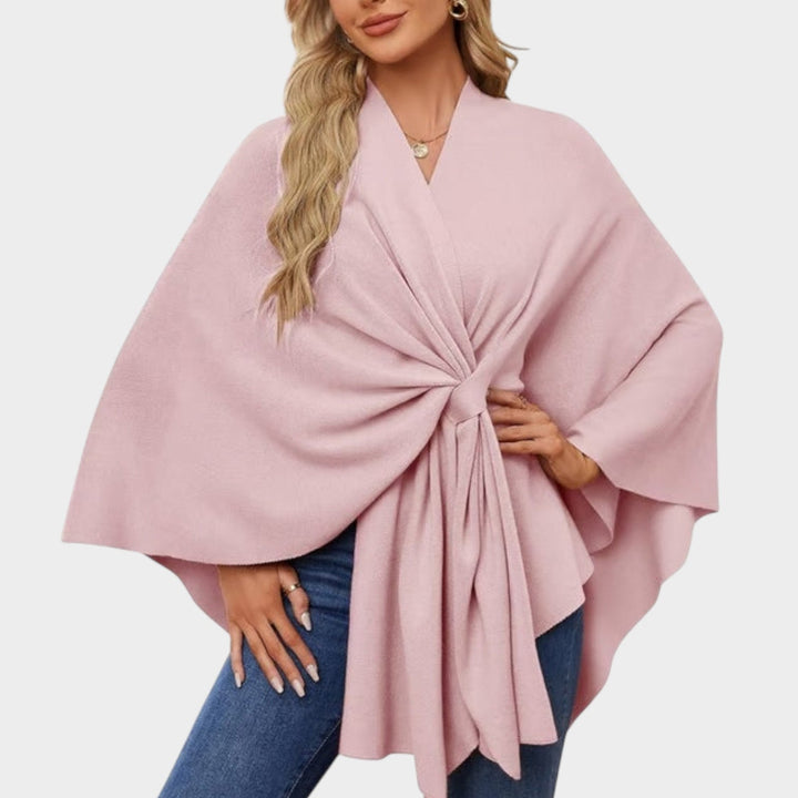 Chic Draped Cape Top