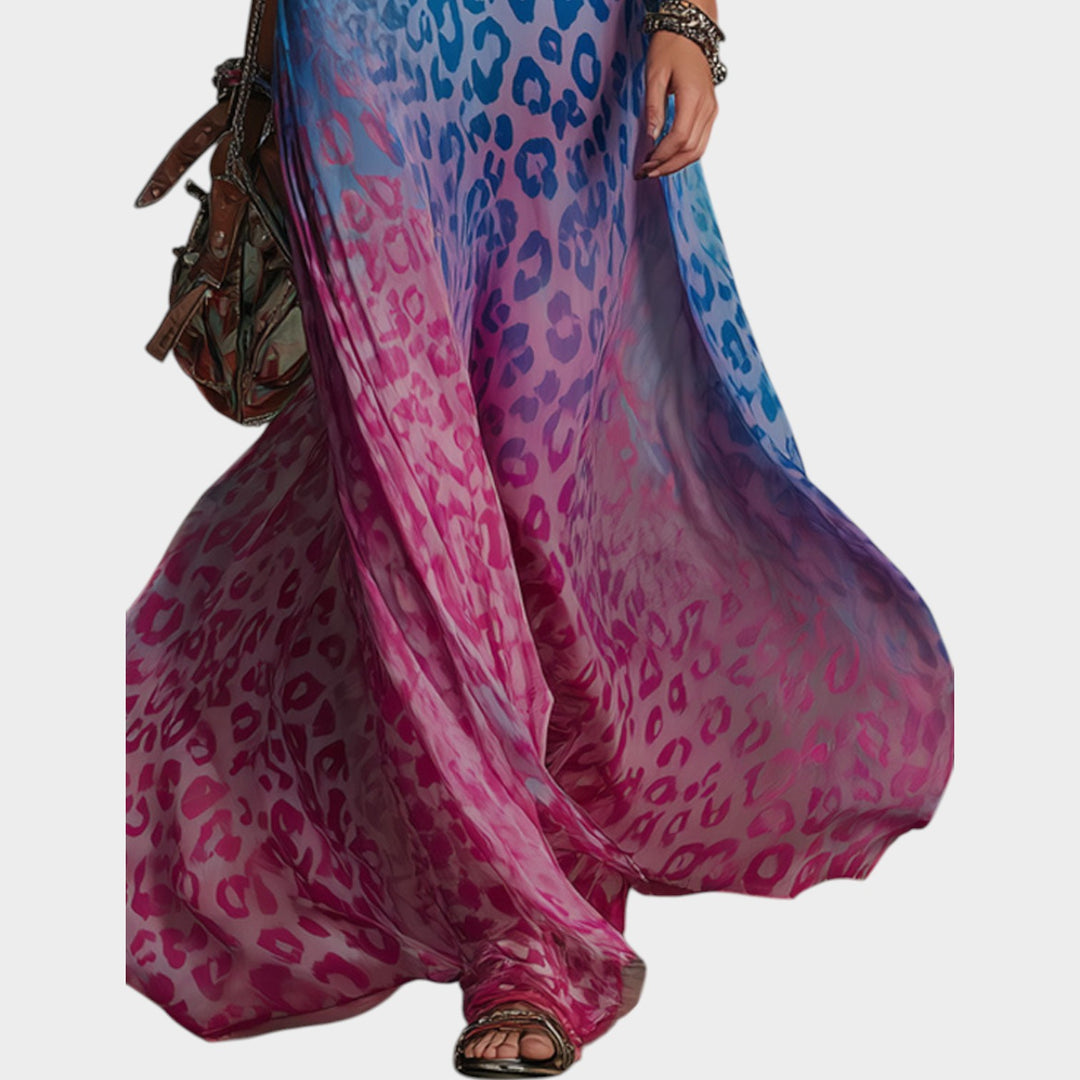 Flowing Halter Maxi Dress
