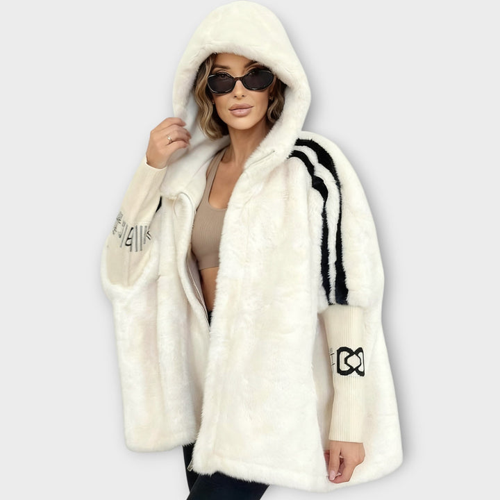 Opulent Faux Fur Hooded Coat