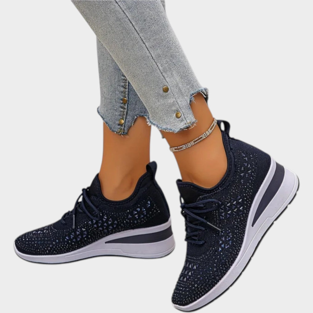 Sparkle Mesh Comfort Sneakers