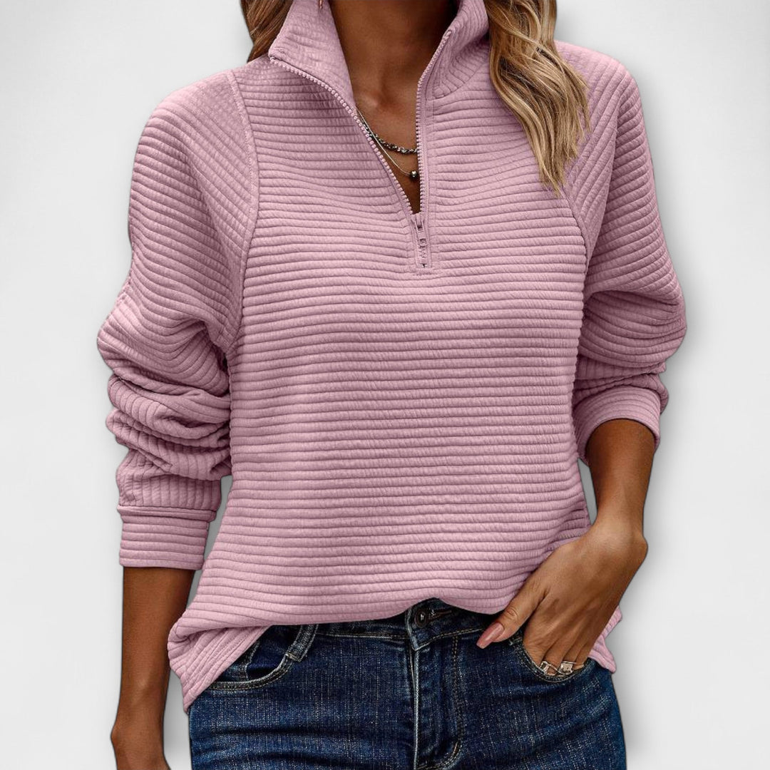 Vilja - Sweater with Half Zip