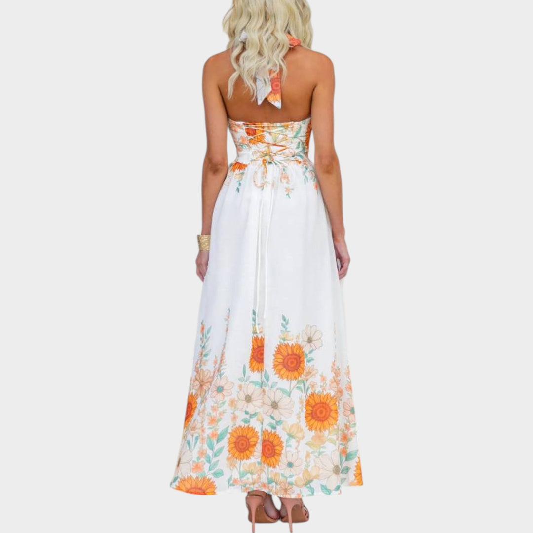 Elegant Floral Maxi Dress