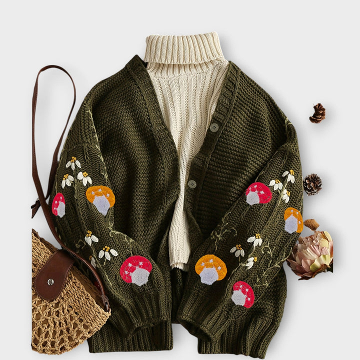 Playful Embroidered Sweater