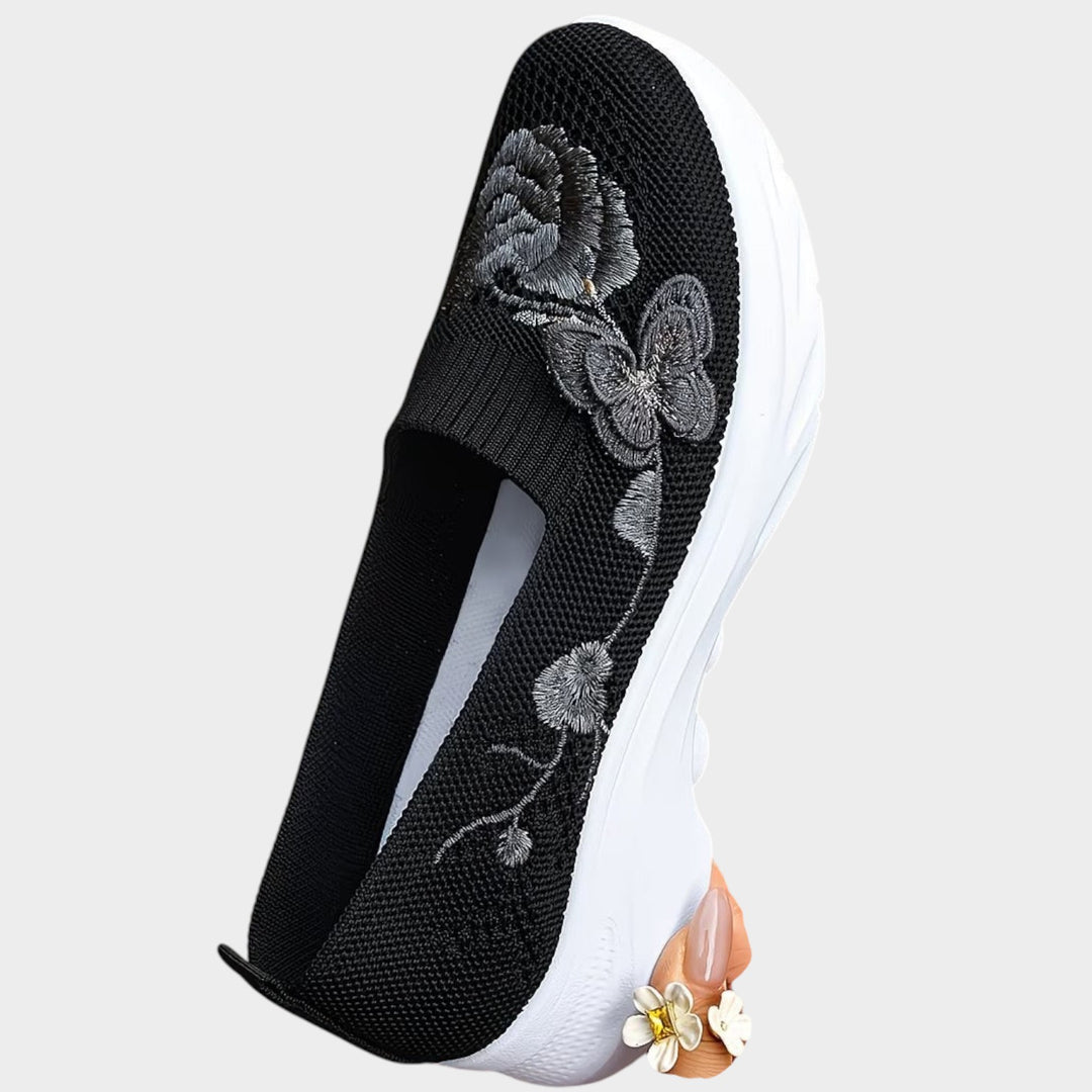 Butterfly Comfort Slip-On Sneakers
