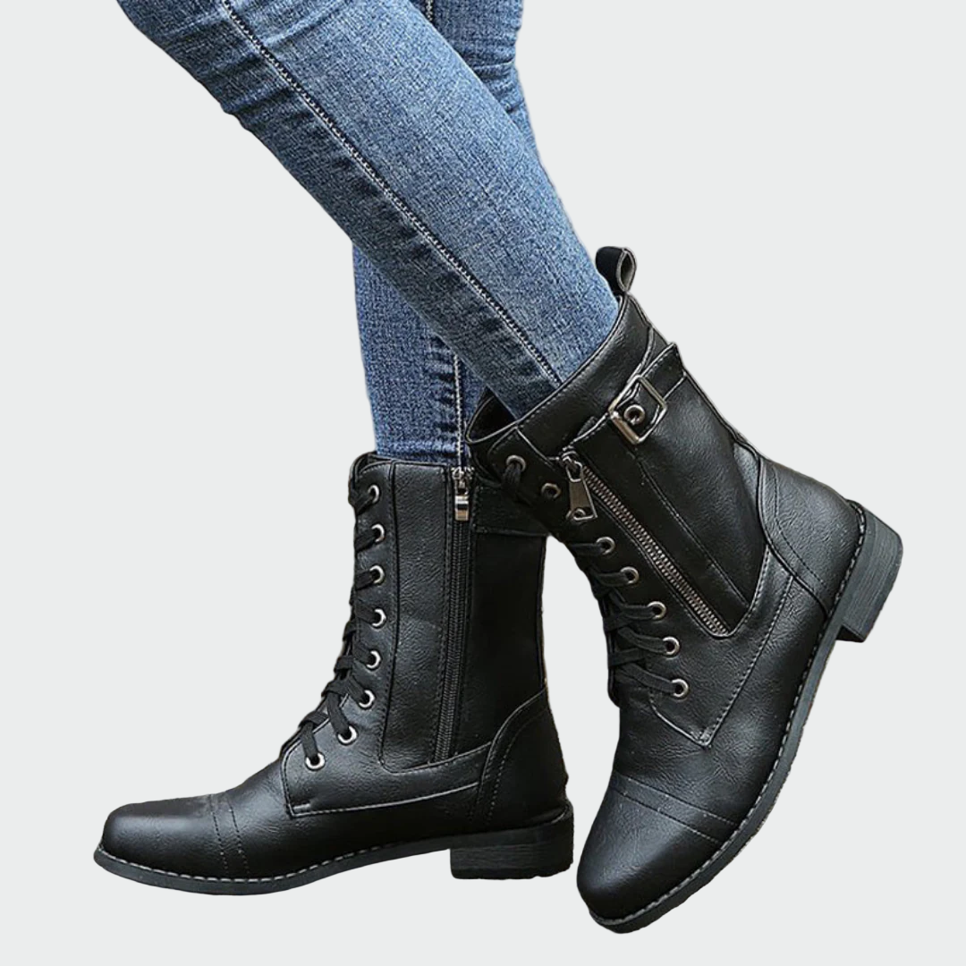 Comfort-Focused Leather Orthopedic Boots