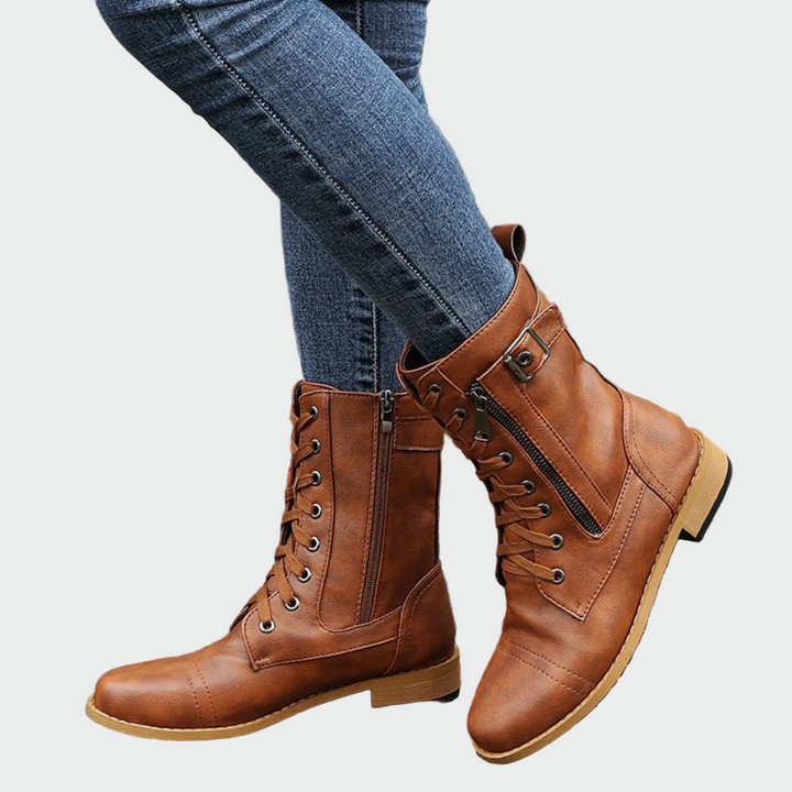 Comfort-Focused Leather Orthopedic Boots