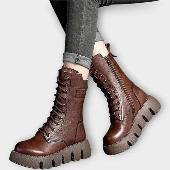 Statement-Making Chunky Combat Boots