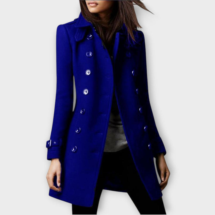Chic Double-Breasted Tailored Overcoat