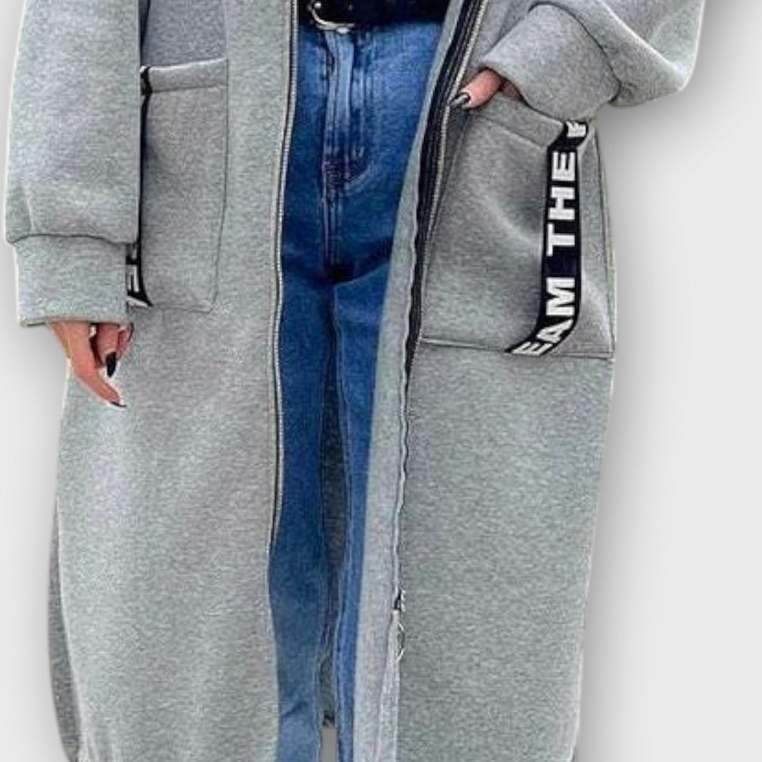 City Comfort Longline Hooded Jacket