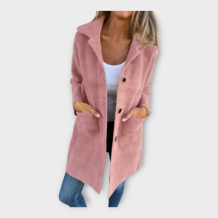 Elegant Closure Wool Coat