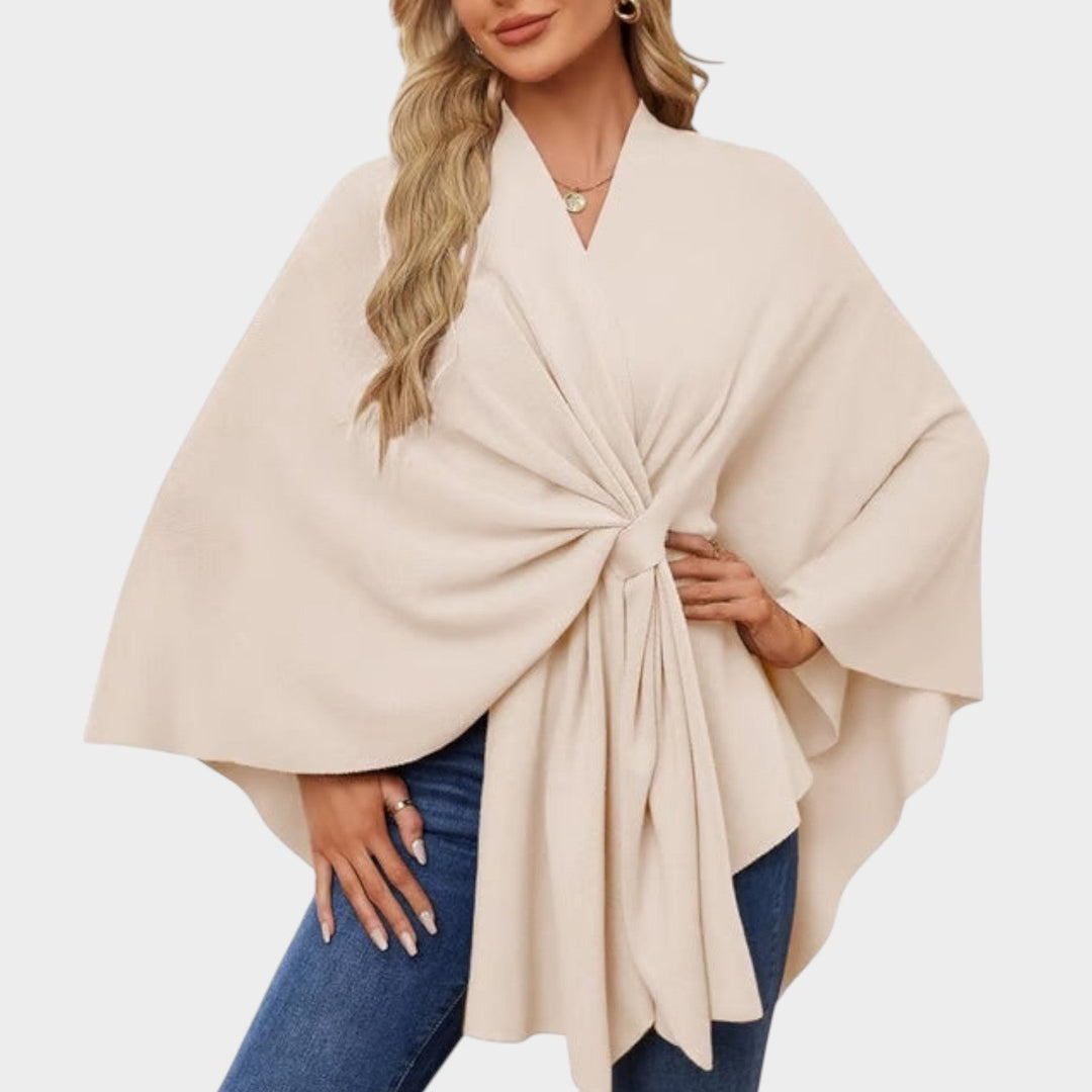 Chic Draped Cape Top