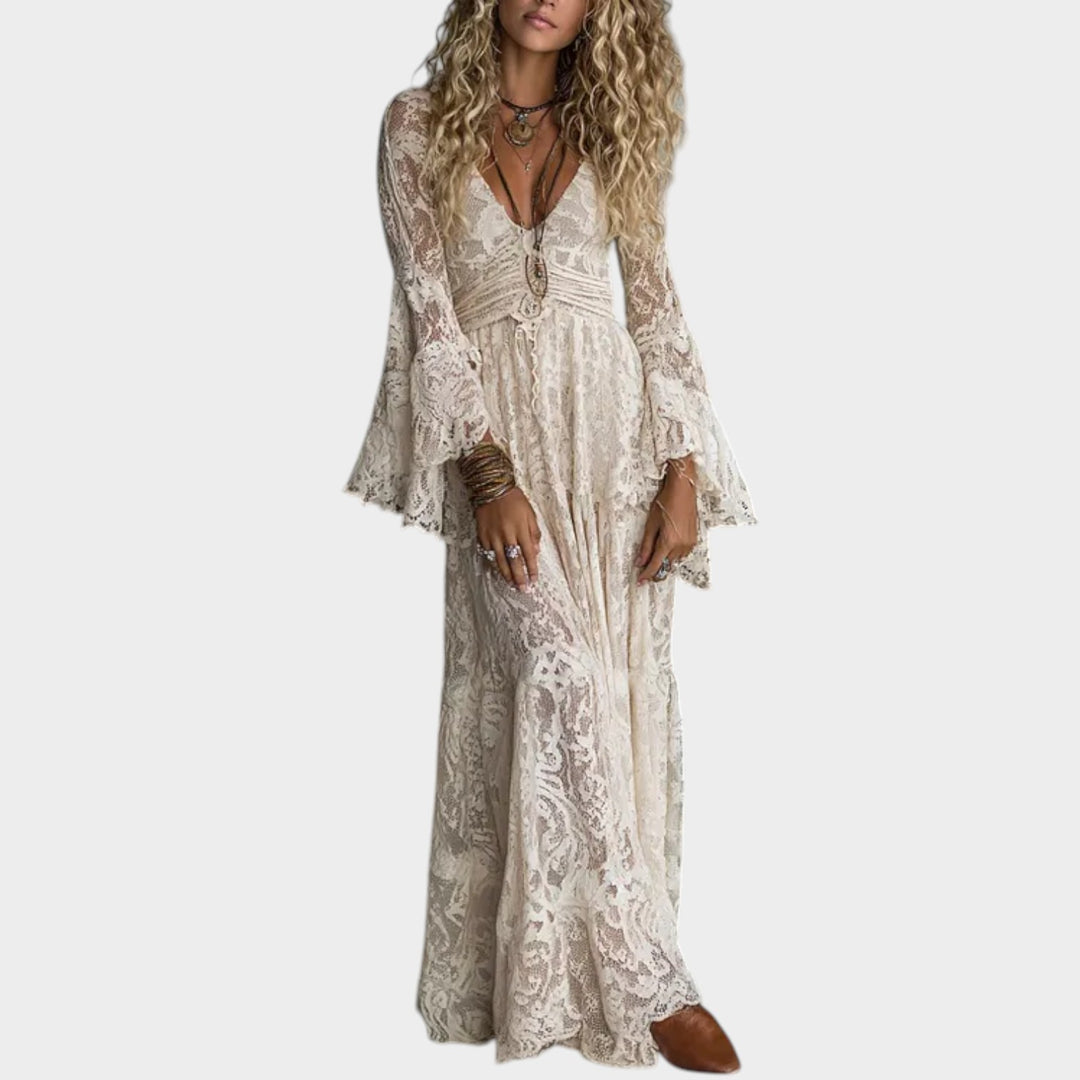 Boho Lace Maxi Dress