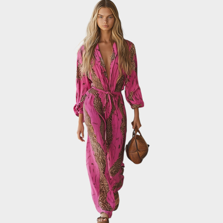 Boho Chic Printed Jumpsuit