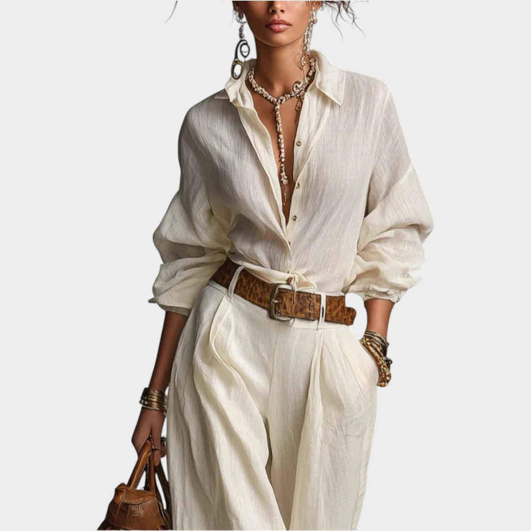 Effortless Linen Two-Piece Set
