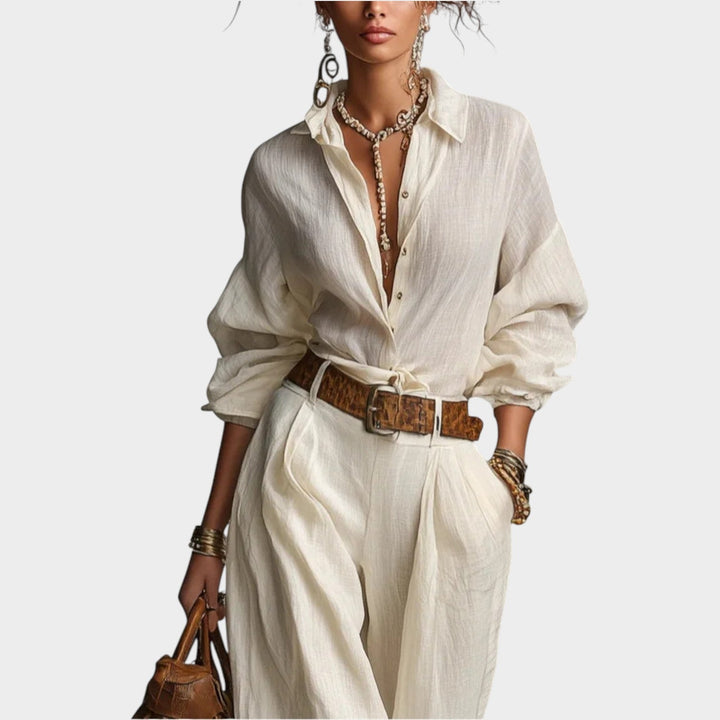 Effortless Linen Two-Piece Set