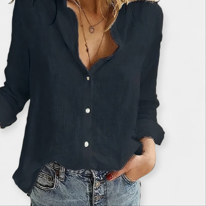 Comfortable Linen Blouse