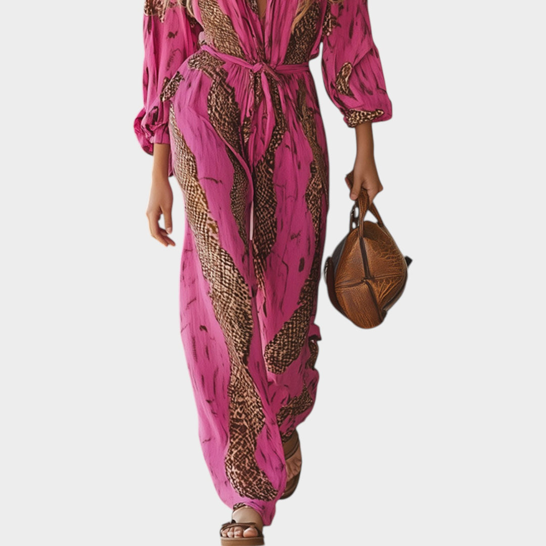 Boho Chic Printed Jumpsuit