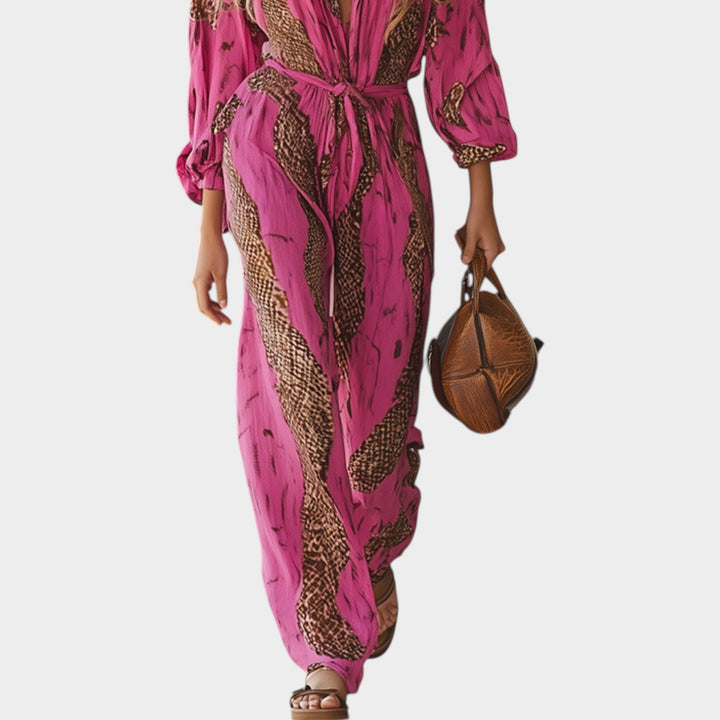 Boho Chic Printed Jumpsuit