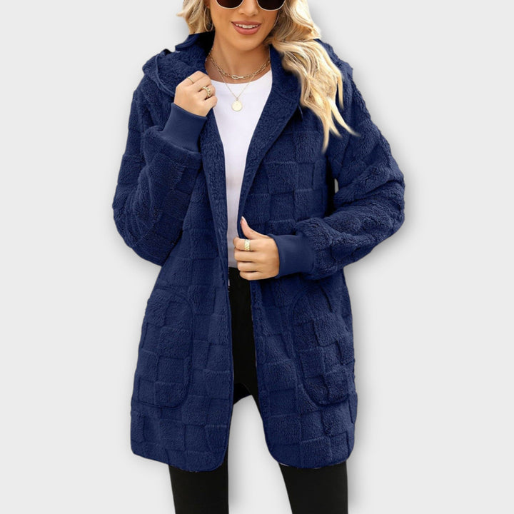 Cozy Plush Hooded Cardigan Jacket