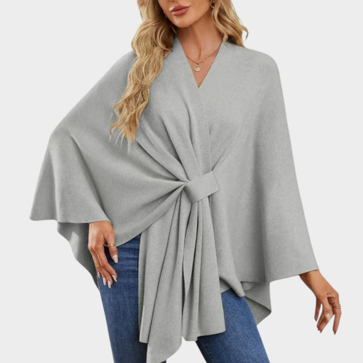 Chic Draped Cape Top
