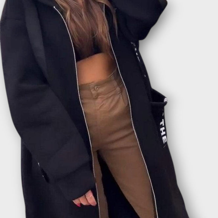 City Comfort Longline Hooded Jacket