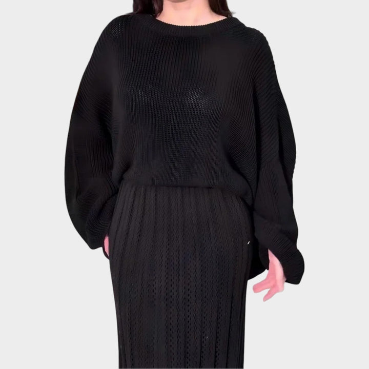 Elegant Knit Two-Piece Set