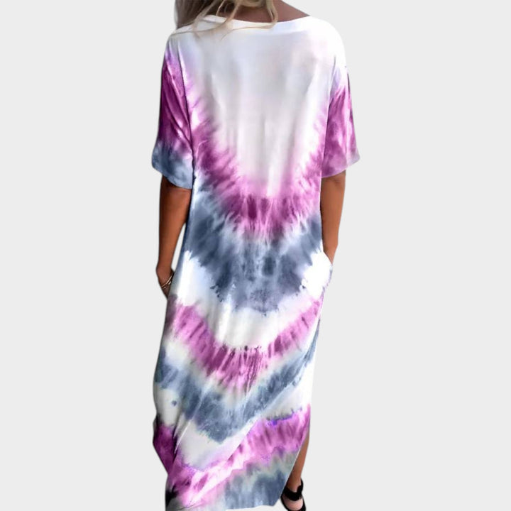Effortless Tie-Dye Maxi Dress