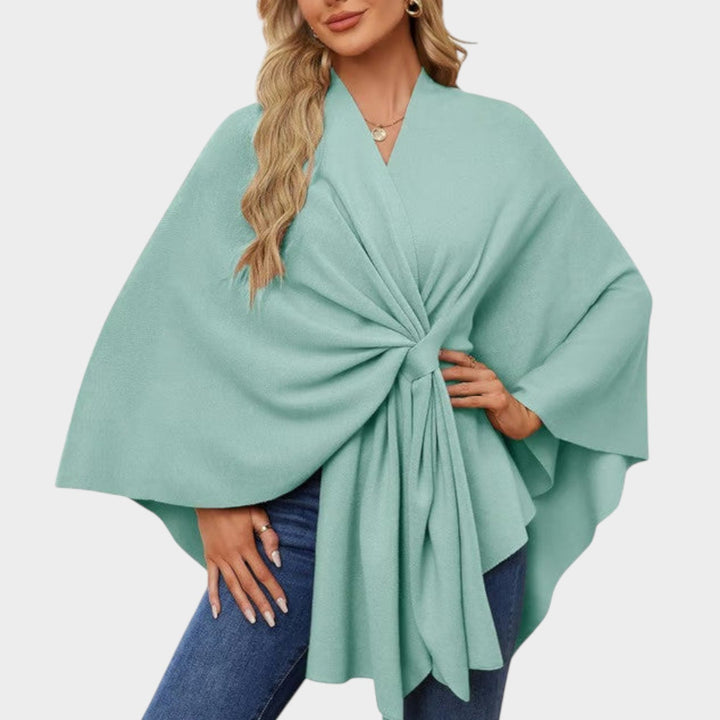 Chic Draped Cape Top