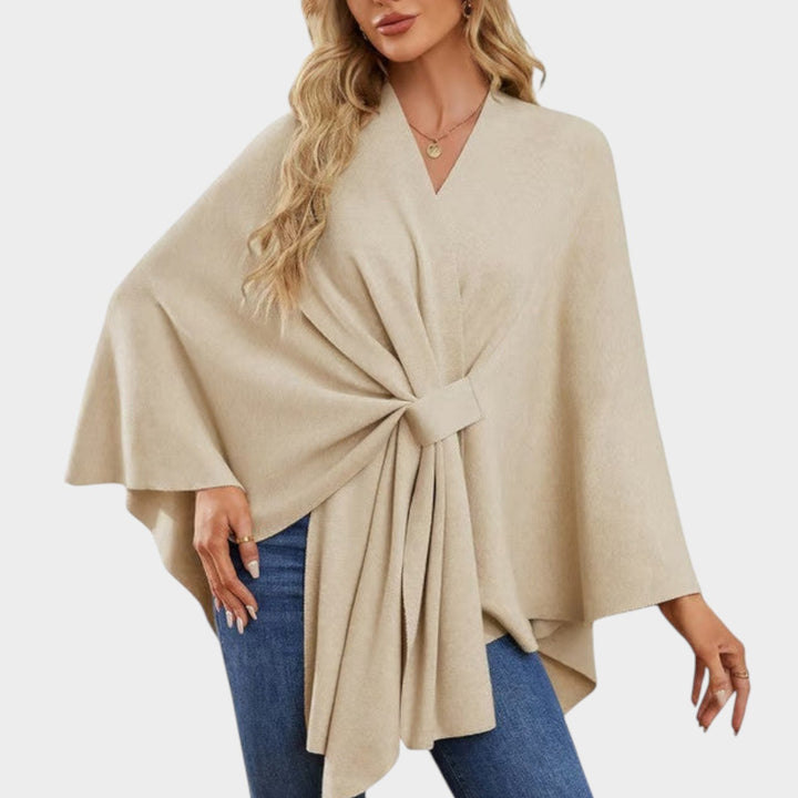 Chic Draped Cape Top
