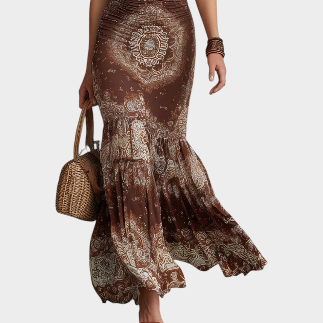 Boho Sculpt Maxi Dress