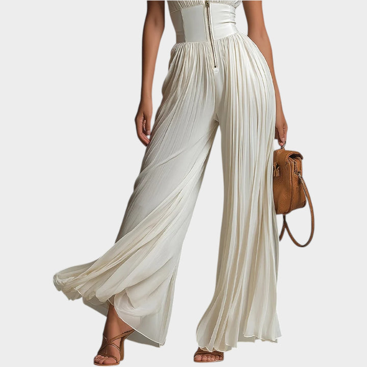 Elegant Pleated Jumpsuit