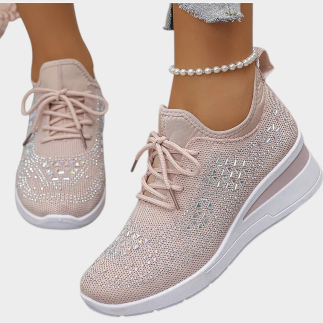 Sparkle Mesh Comfort Sneakers