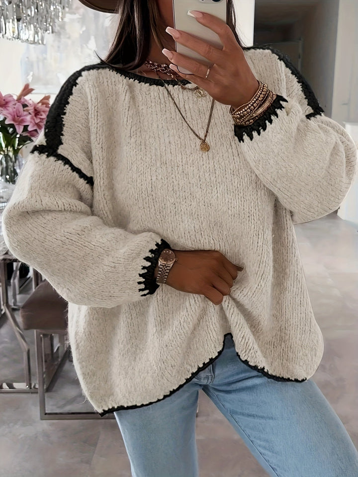 Anna | Trendy Knit Pullover