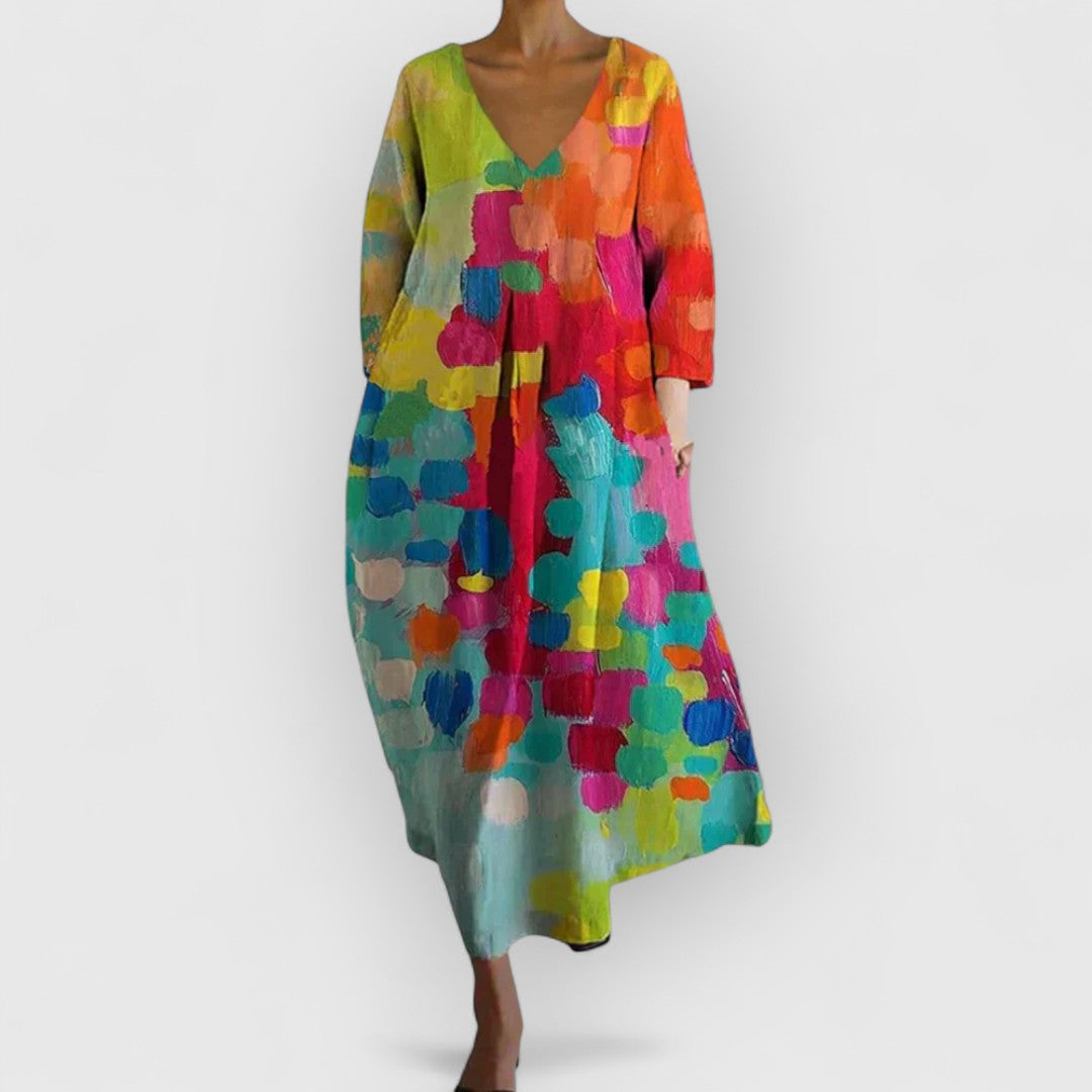 Live Dress with V-Neck