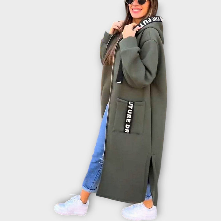 City Comfort Longline Hooded Jacket
