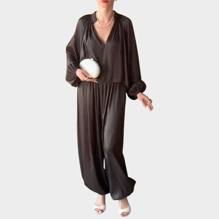 Minimalist Draped Jumpsuit