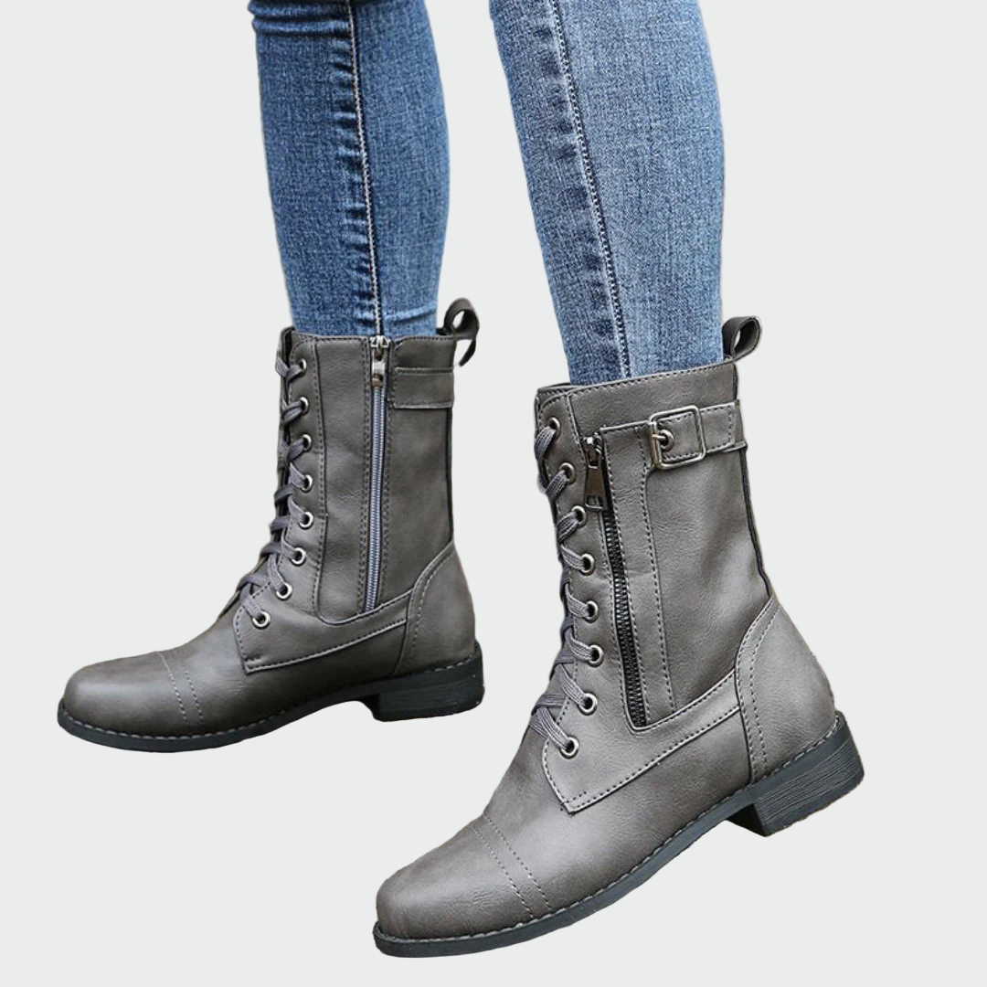 Comfort-Focused Leather Orthopedic Boots